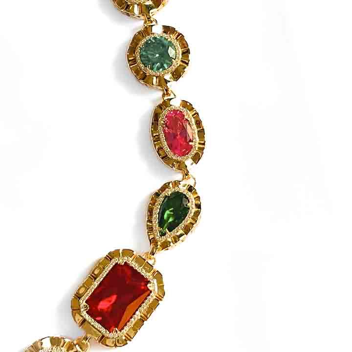 GVDŠ infinite gemstone necklace