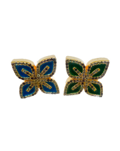 GVDŠ cowry shell Enamel earrings